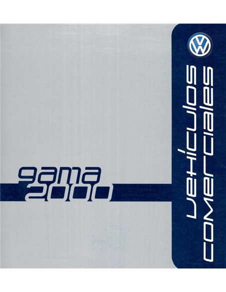 2000 VOLKSWAGEN PROGRAMM PROSPEKT SPANISCH (MEXIKO)