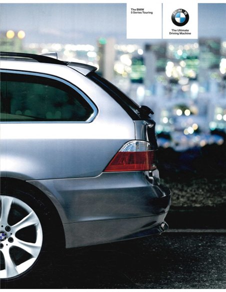 2004 BMW 5 SERIE TOURING BROCHURE ENGELS