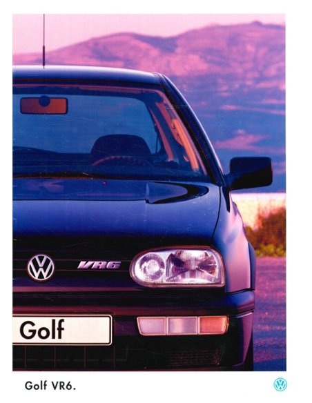 1994 VOLKSWAGEN GOLF VR6 PROSPEKT FRANZÖSISCH
