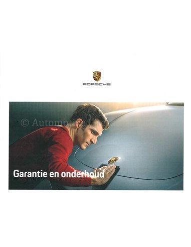 2022 PORSCHE PROGRAMMA GARANTIE- & ONDERHOUDBOEK NEDERLANDS