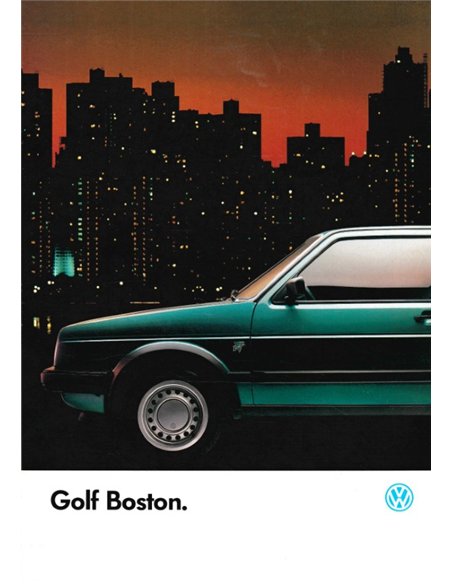 1990 VOLKSWAGEN GOLF BROCHURE FRANS
