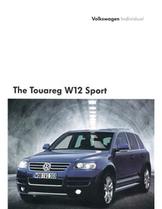 2004 VOLKSWAGEN TOUAREG W12 SPORT PROSPEKT ENGLISCH