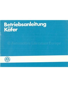 1985 VOLKSWAGEN BEETLE 1200 OWNERS MANUAL GERMAN
