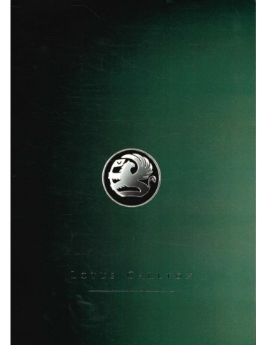 1990 VAUXHALL LOTUS CARLTON BROCHURE ENGLISH