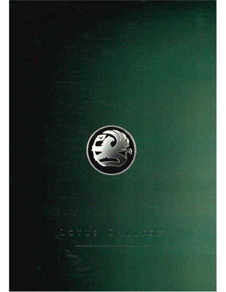 1990 VAUXHALL LOTUS CARLTON BROCHURE ENGELS