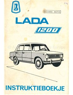 1975 LADA 1200 BETRIEBSANLEITUNG NIEDERLANDISCH (BE)