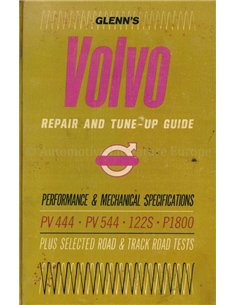 1965 VOLVO PV 444 | PV 544 | 122S | P1800 REPARATIE EN AFSTELLINGSGIDS ENGELS