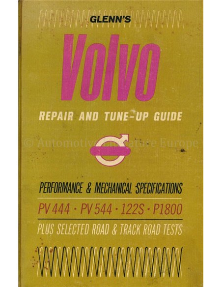 1965 VOLVO PV 444 | PV 544 | 122S | P1800 RERPERATUR- UND WARTUNGSANLEITUNG ENGLISCH