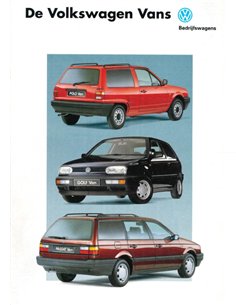 1992 VOLKSWAGEN VANS BROCHURE DUTCH