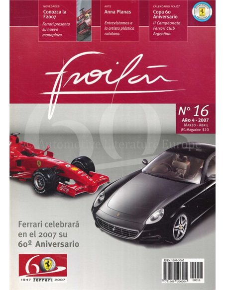 2007 FERRARI FROILAN MAGAZINE ARGENTINIE 16
