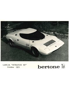 1971 LANCIA STRATOS HF PRESS PHOTO
