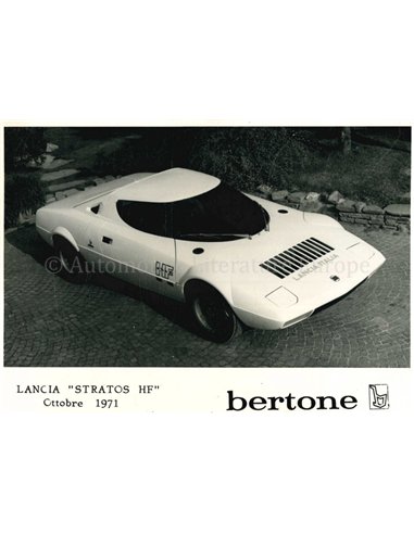 1971 LANCIA STRATOS HF PRESS PHOTO