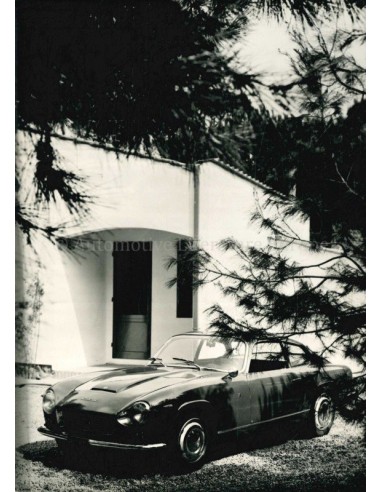 1964 LANCIA FLAMINA SUPERSPORT ZAGATO PRESS PHOTO