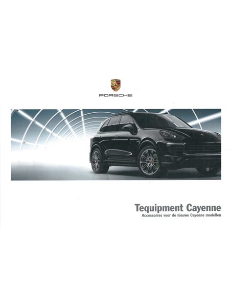 2015 PORSCHE CAYENNE TEQUIPMENT BROCHURE NEDERLANDS