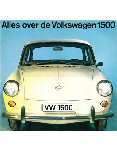 1963 VOLKSWAGEN 1500 PROSPEKT NIEDERLÄNDISCH