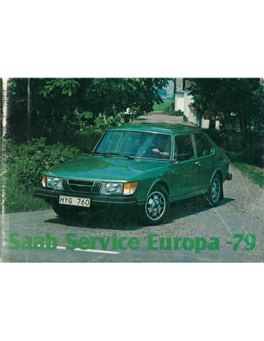 1979 SAAB SERVICE EUROPE MULTILINGUAL