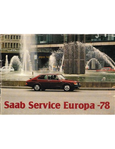 1978 SAAB SERVICE EUROPA MEERTALIG