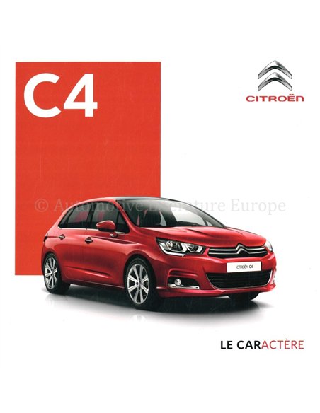 2015 CITROEN C4 BROCHURE DUITS