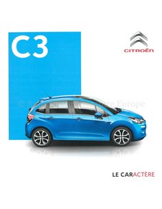 2016 CITROEN C3 BROCHURE DUITS