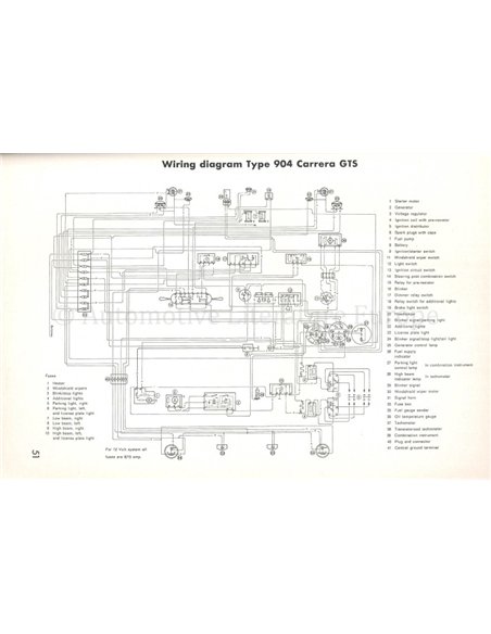 1964 PORSCHE 904 CARRERA GTS OWNERS MANUAL