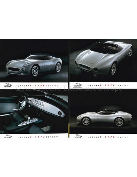 2000 JAGUAR F-TYPE CONCEPT PRESSEMAPPE FRANZÖSISCH