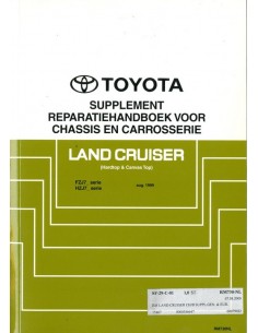 1999 TOYOTA LANDCRUISER CHASSIS & CAROSSERIE WERKPLAATSHANDBOEK NEDERLANDS
