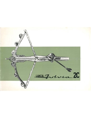 1965 LANCIA FULVIA 2C PROSPEKT FRANZÖSISCH