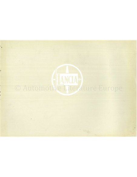 1965 LANCIA FULVIA COUPE BROCHURE FRANS