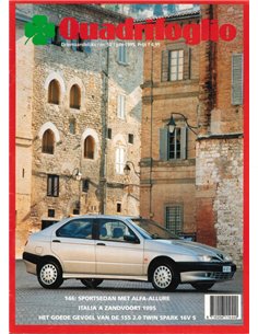 1995 ALFA ROMEON QUADRIFOGLIO MAGAZINE 50 NEDERLANDS