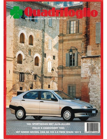 1995 ALFA ROMEON QUADRIFOGLIO MAGAZINE 50 NIEDERLÄNDISCH
