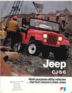1984 JEEP CJ-5 | CJ-6 BROCHURE ENGELS USA