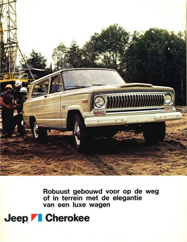 1973 JEEP CHEROKEE PROSPEKT NIEDERLÄNDISCH