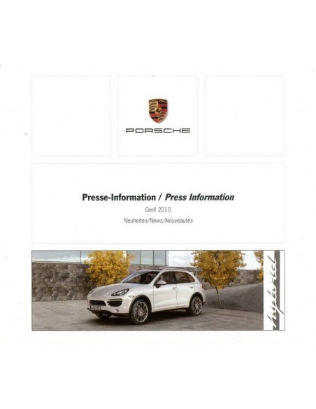 2010 PORSCHE GENEVE PERSMAP + 1X CD