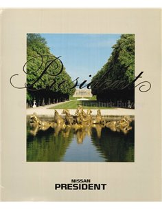1985 NISSAN PRESIDENT BROCHURE JAPANESE