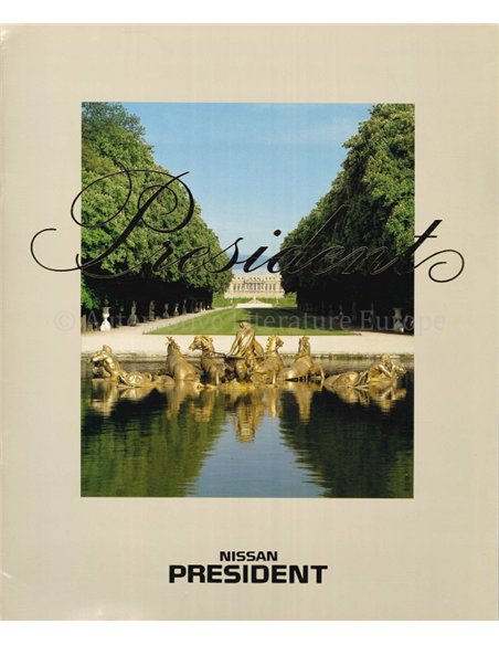 1985 NISSAN PRESIDENT BROCHURE JAPANESE