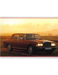 1987 BENTLEY RANGE BROCHURE PROSPEKT GERMAN 2