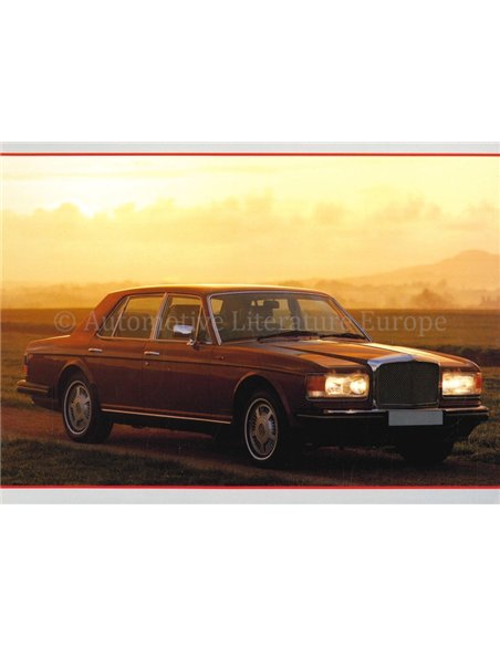 1987 BENTLEY PROGRAMM PROSPEKT DEUTSCH