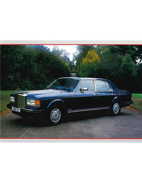 1987 BENTLEY PROGRAMM PROSPEKT DEUTSCH