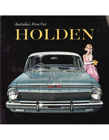 1962 HOLDEN PROGRAMM PROSPEKT ENGLISCH
