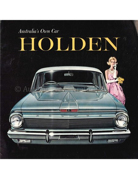 1962 HOLDEN PROGRAMM PROSPEKT ENGLISCH