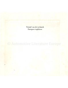 1972 OPEL DIPLOMAT PROSPEKT NIEDERLÄNDISCH