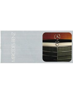 1972 MERCEDES BENZ PROGRAMM PROSPEKT ENGLISCH