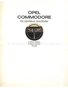 1967 OPEL COMMODORE PROSPEKT NIEDERLÄNDISCH