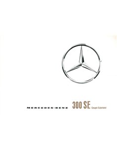 1963 MERCEDES BENZ 300 SE PROSPEKT DEUTSCH