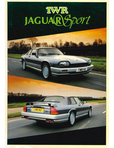 1988 JAGUAR XJS TWR SPORT BROCHURE ENGLISH