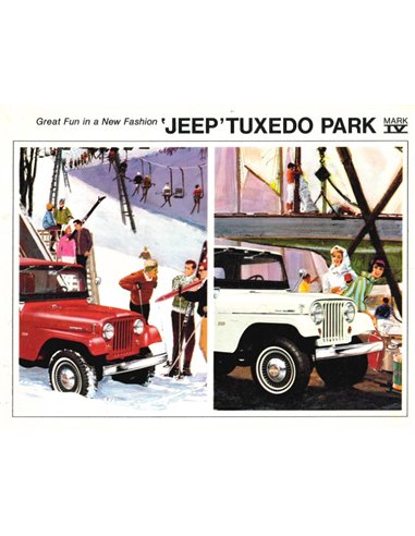 1963 JEEP CJ-5 TUXEDO PARK MARK IV BROCHURE ENGLISH