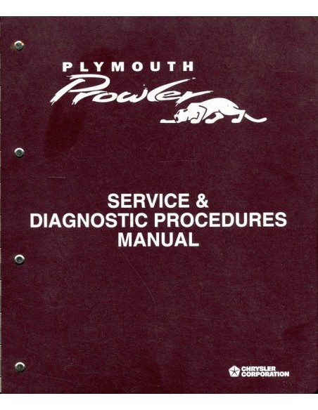 1997 - 1999 PLYMOUTH PROWLER WERKPLAATSHANDBOEK ENGELS