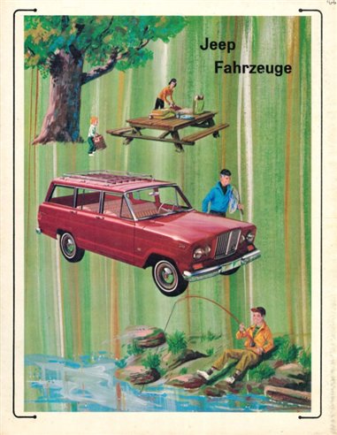 1963 JEEP PROGRAMMA BROCHURE DUITS