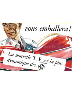 1954 MG TF BROCHURE FRENCH