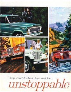 1965 JEEP PROGRAMMA PROSPEKT ENGLISCH